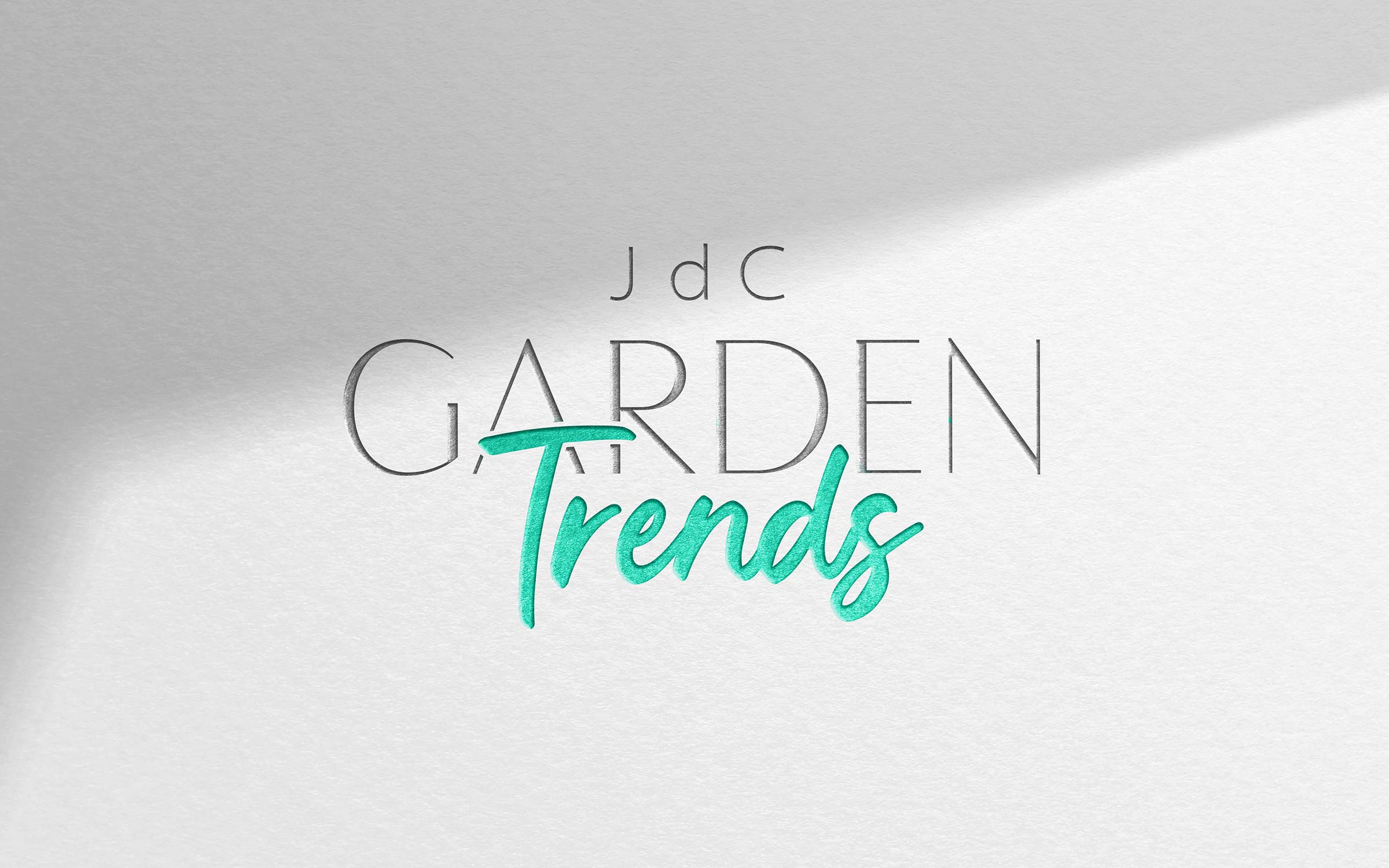 Création du logo et de l'identité visuelle de JDC Garden Trends